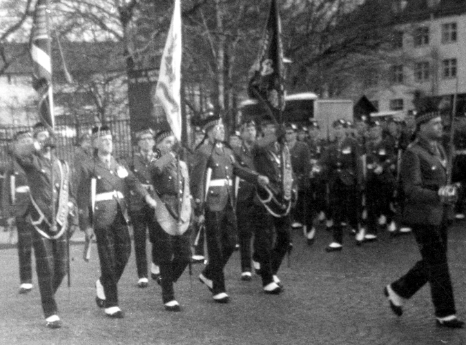 Royal Highland Fusiliers Islerlohn 1967 granted Freedom of Iserlohn with Major Albert Ward MBE MM