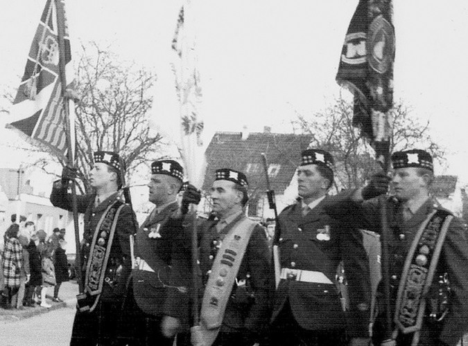 Royal Highland Fusiliers Islerlohn 1967 granted Freedom of Iserlohn with Major Albert Ward MBE MM