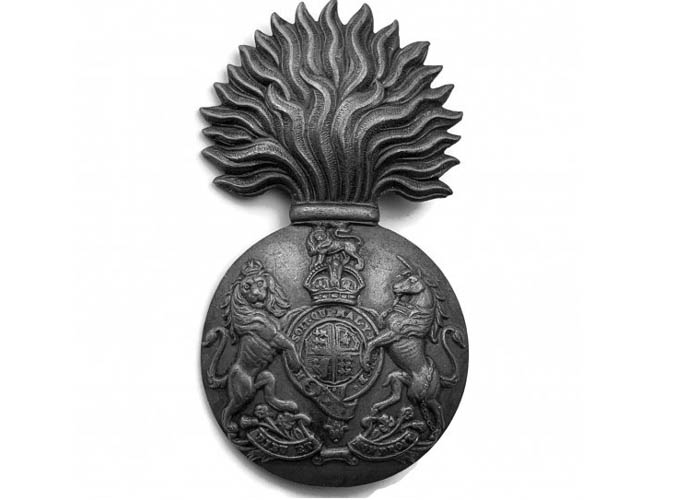 Lovely Royal Scots Fusiliers WW1 cap badge