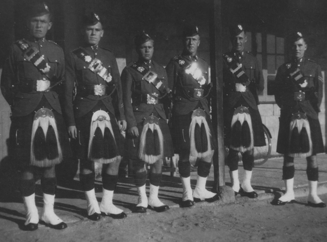 Royal Scots Fusiliers photos: Major Albert Ward MBE MM