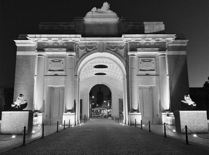 Private William Wright Ward - 1st Battalion of the Royal Scots Fusiliers listed at Menin Gate Memorial