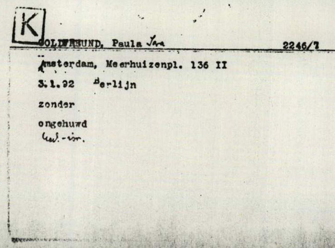 Paula Goldfreund married to Rafaël Wilk