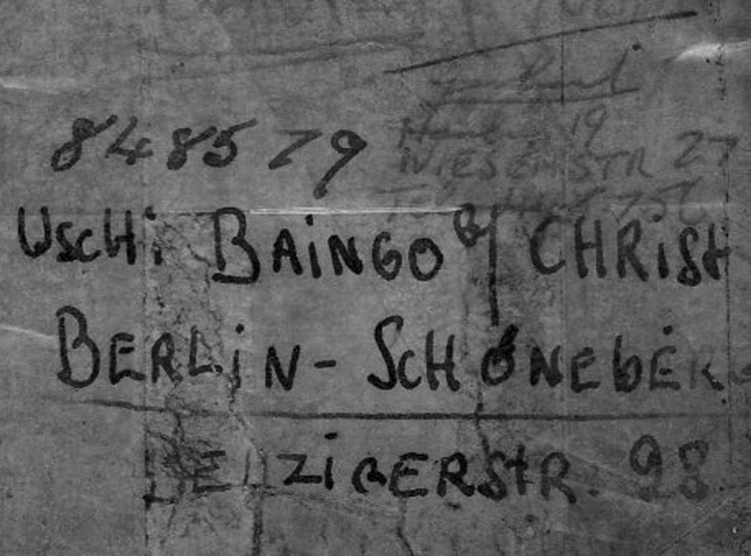 Margarete Christ and Gerhard Christ address Berlin